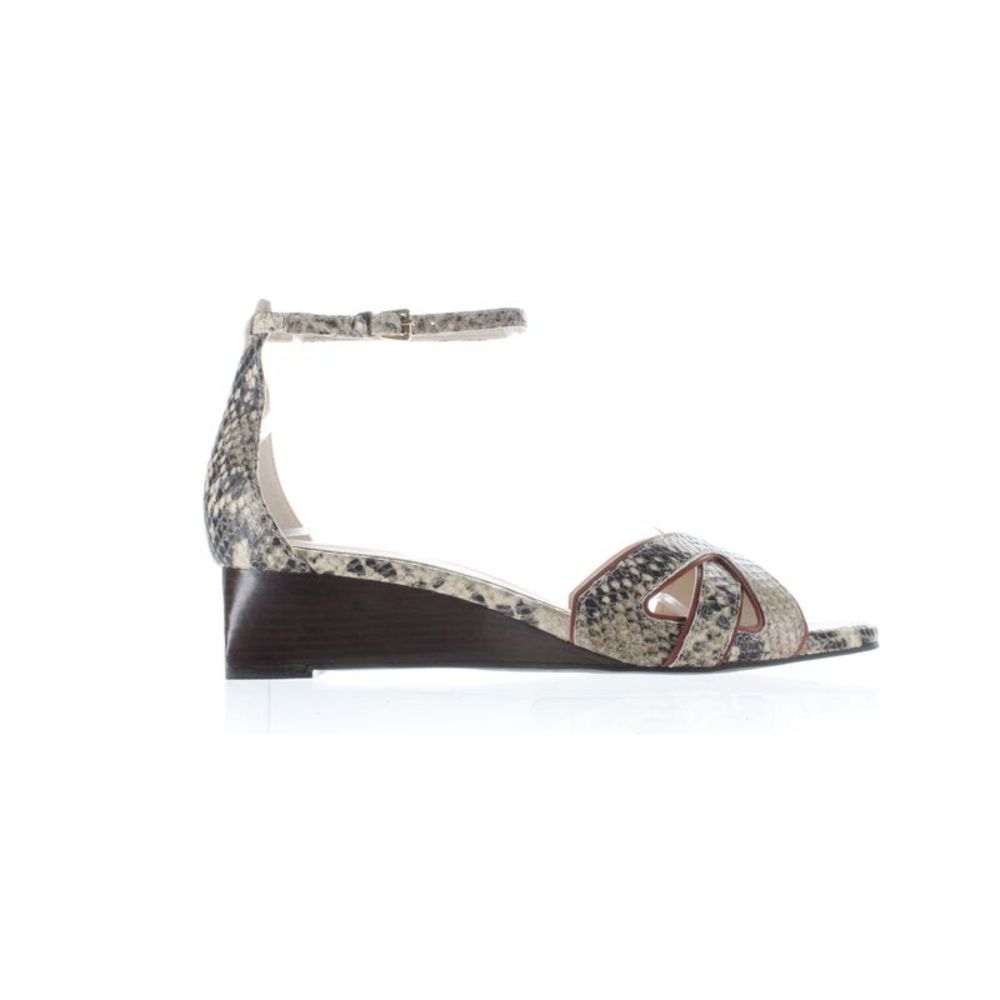 Cole Haan Womens Hana Roccia Snake Print Ankle Strap Heels Size 8 Medium (B, M)!